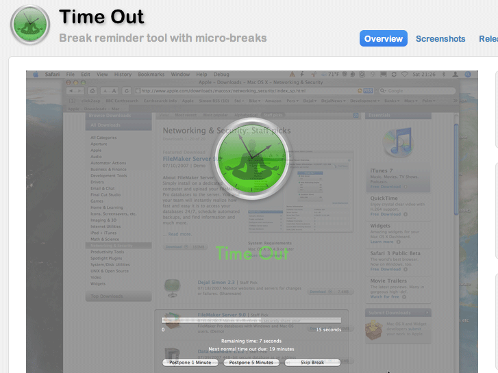 timeout app